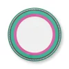 Pip Chique Stripes Dinerbord Roze/Groen 28Cm
