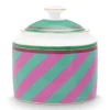 Pip Chique Stripes Suikerpot Roze/Groen