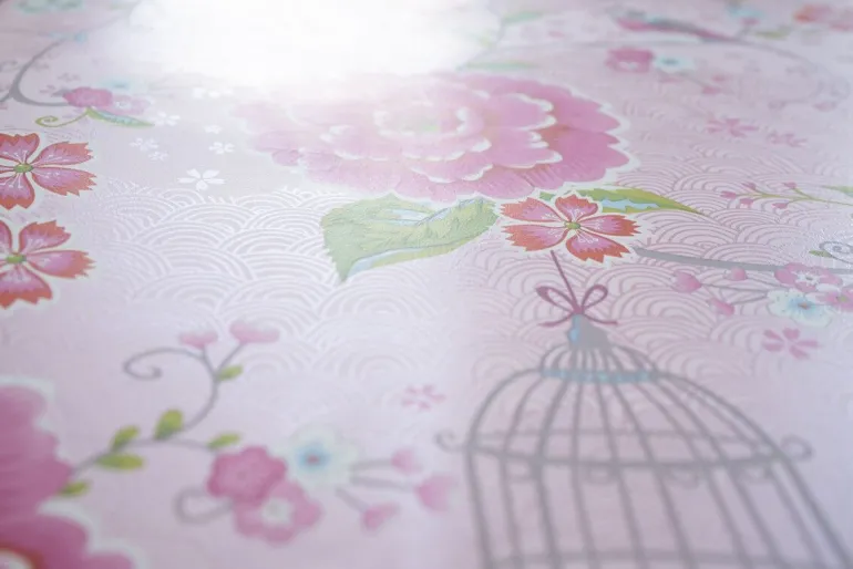 Pip Studio Birds In Paradise Vliesbehang Roze