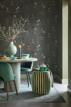 Pip Studio Chinese Porcelain Vinylbehang Donker