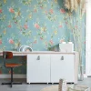Pip Studio Floris Vliesbehang Petrol