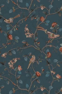 Pip Studio Good Nightingale Vliesbehang Donker