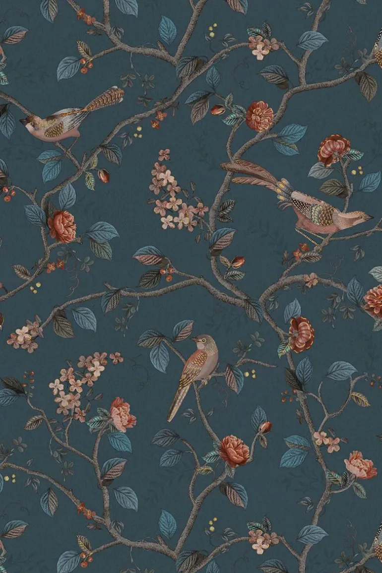 Pip Studio Good Nightingale Vliesbehang Donker