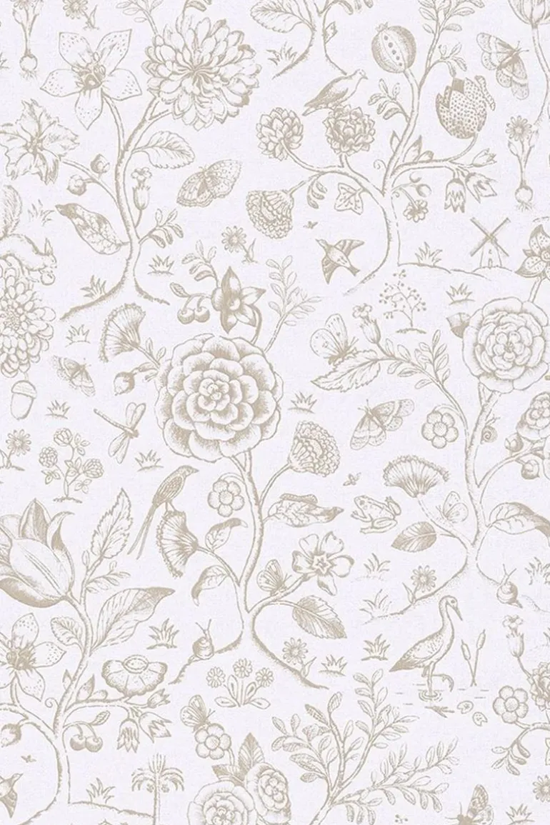 Pip Studio Spring To Life Two Tone Vliesbehang Ecru