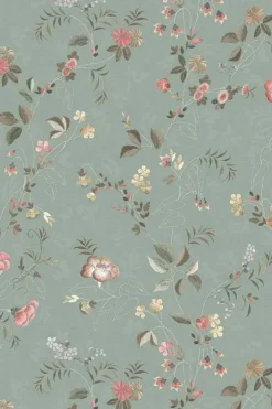 Pip Studio Tokyo Blossom Vliesbehang Jade