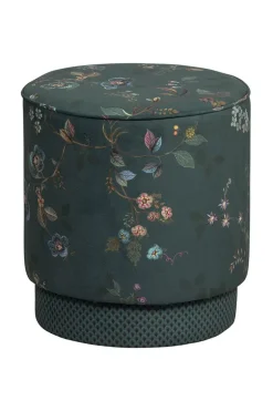 Poef Medium Kawai Flower Groen