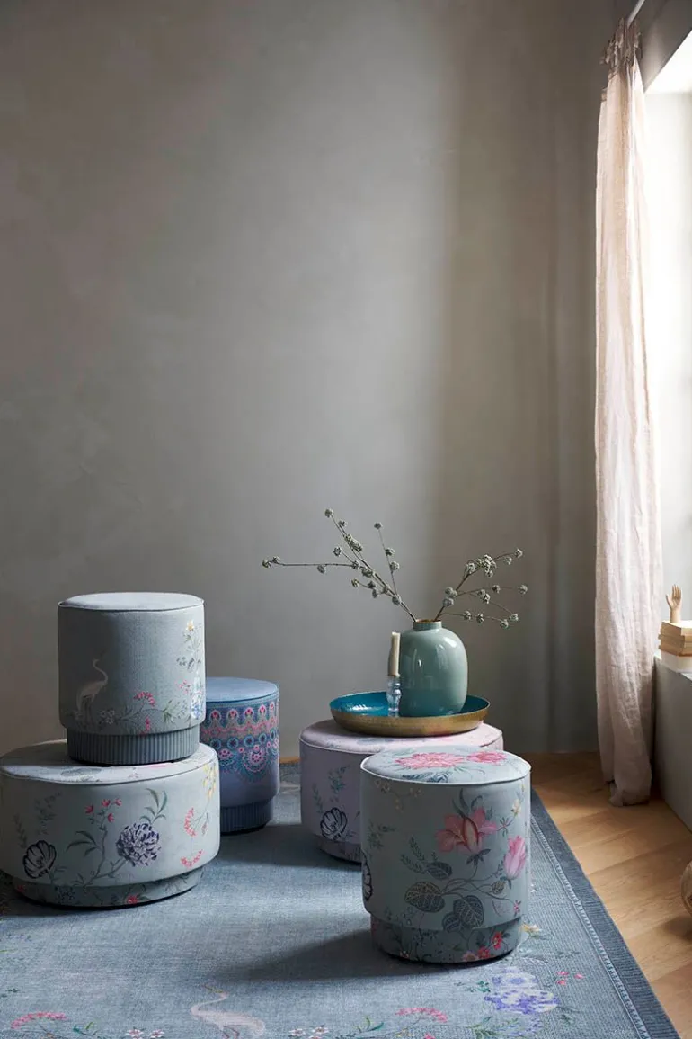 Poef Medium Majorelle Blauw