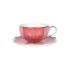 Royal Multi Espresso Kop & Schotel Roze