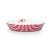 Royal Stripes Diep Bord Donkerroze 21.5Cm