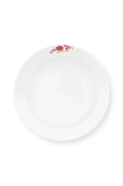 Royal Stripes Diep Bord Donkerroze 21.5Cm