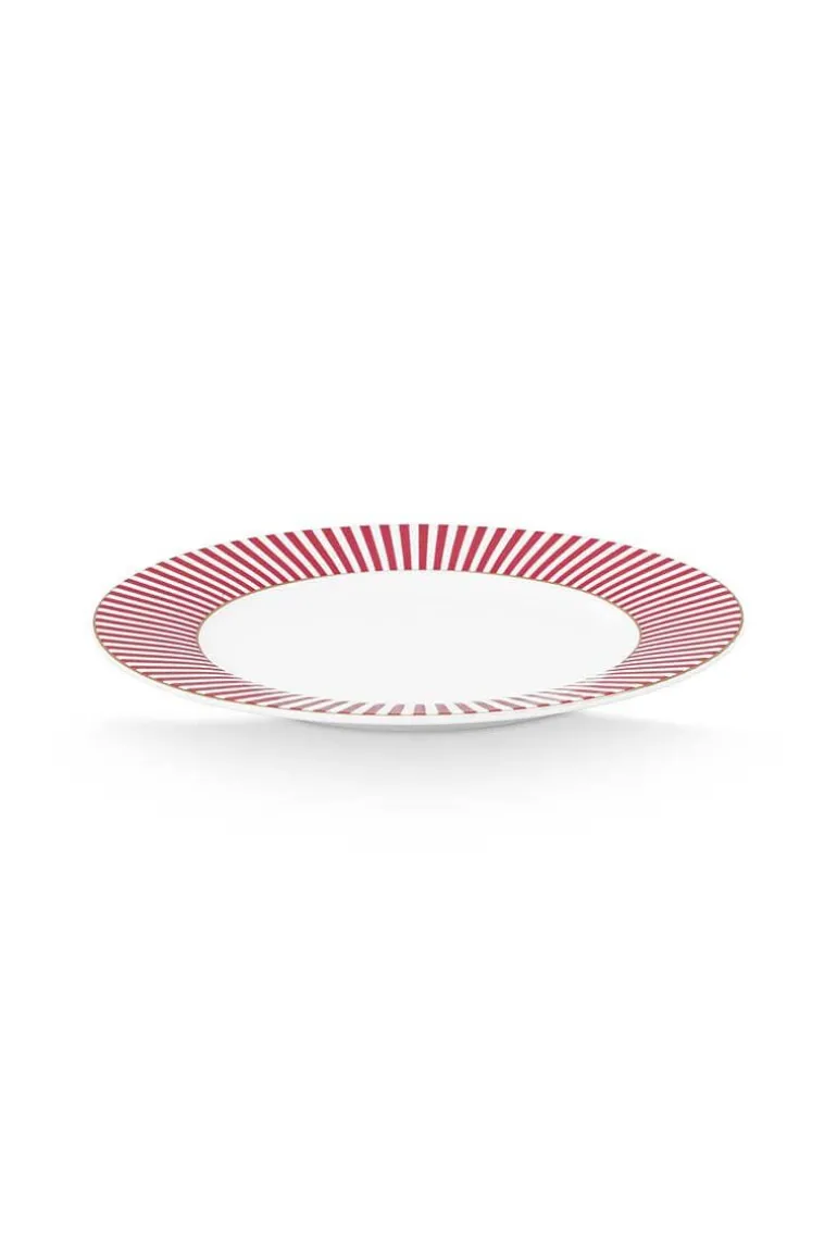 Royal Stripes Gebaksbord Donker 17Cm