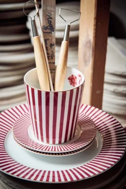 Royal Stripes Gebaksbord Donker 17Cm