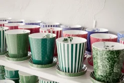 Royal Stripes Mok Bloemen & Theetip