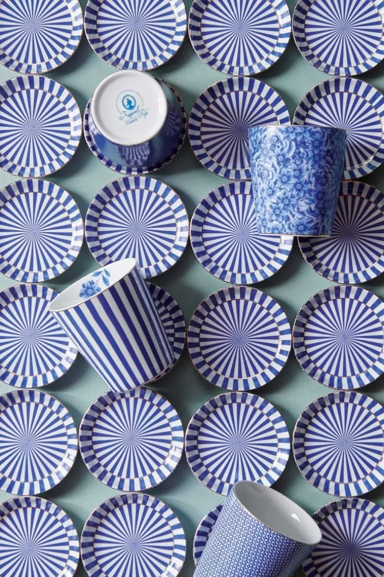 Royal Stripes Mok Bloemen & Theetip