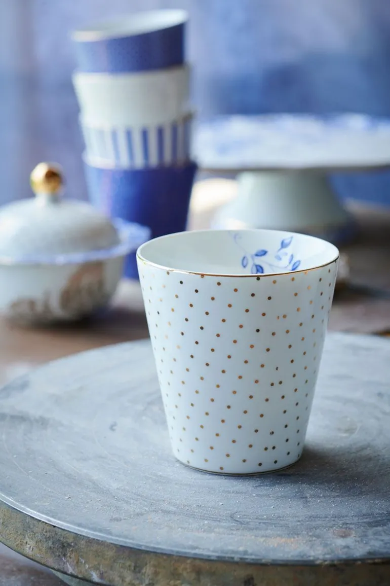 Royal Stripes Mok Dots