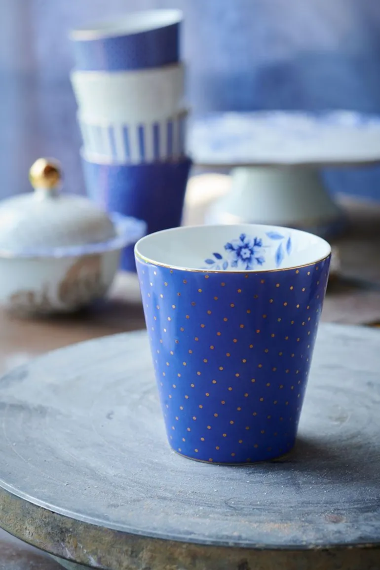 Royal Stripes Mok Dots