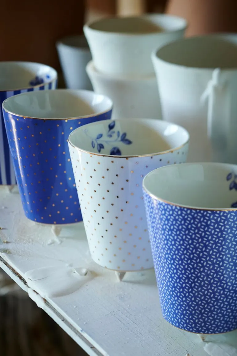 Royal Stripes Mok Dots