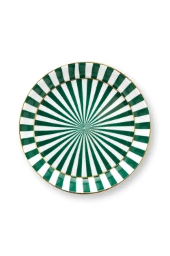 Royal Stripes Mok Tegels & Theetip Groen