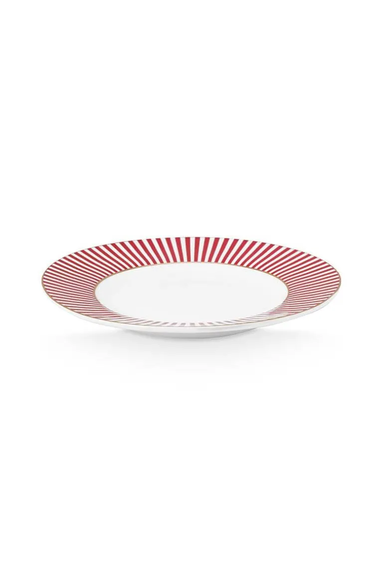 Royal Stripes Petit Four Donkerroze 12Cm