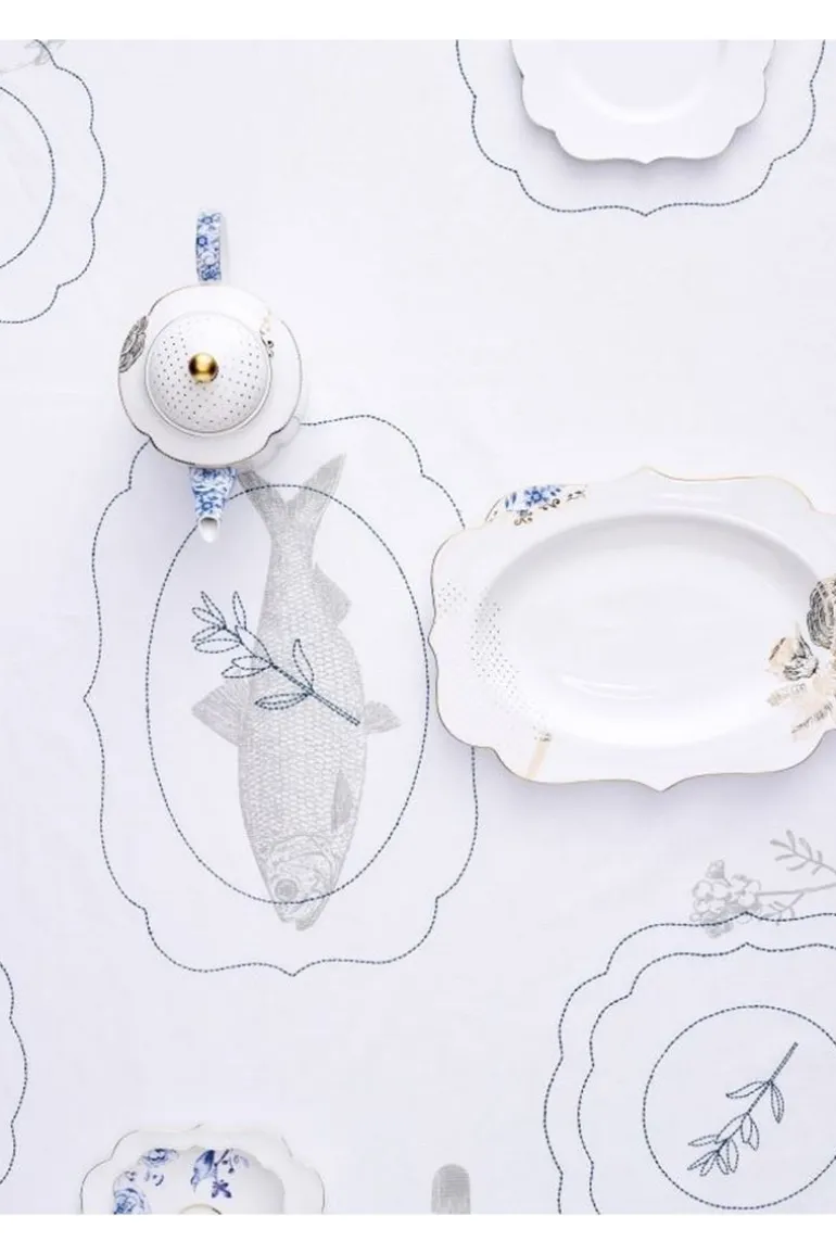 Royal White Ovale Serveer Schaal 40 Cm
