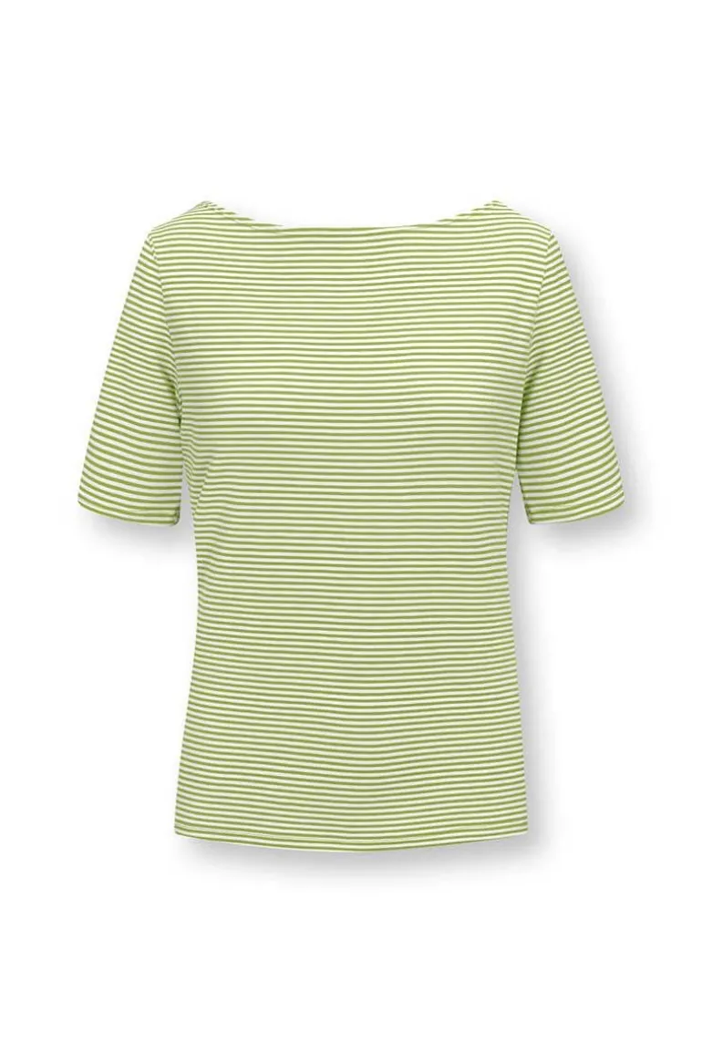 Top Korte Mouw Little Sumo Stripe Fel