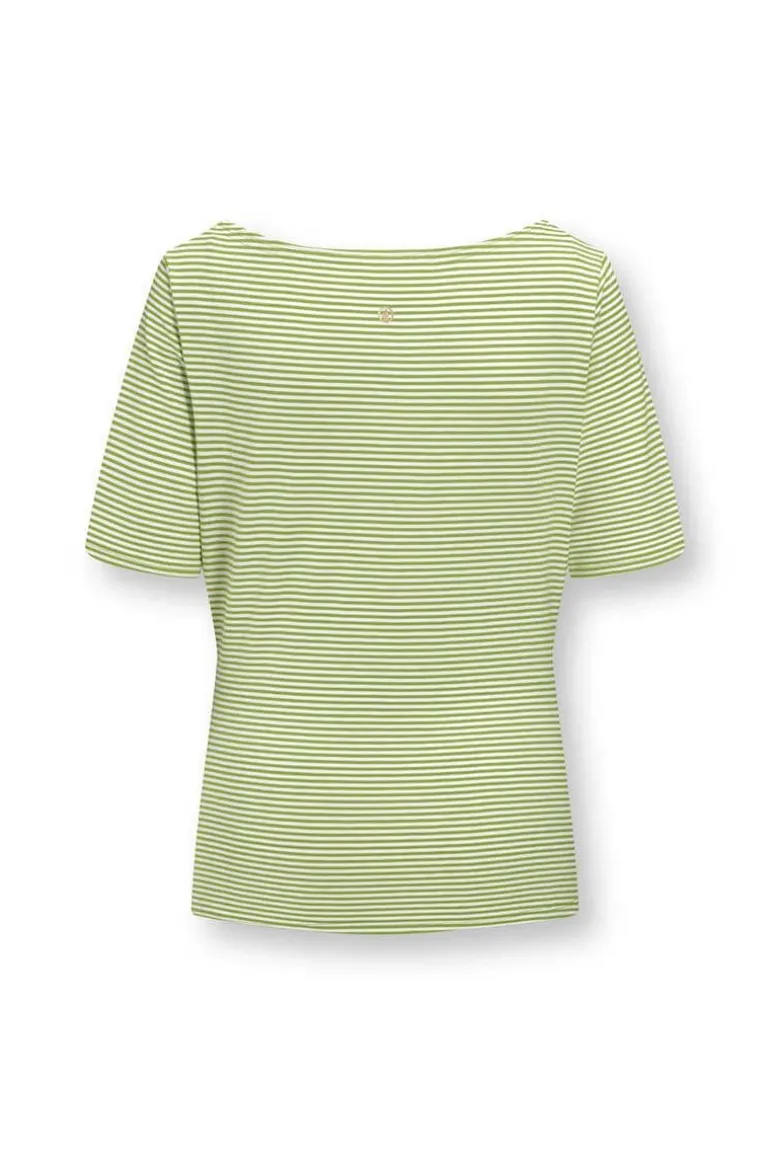 Top Korte Mouw Little Sumo Stripe Fel