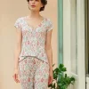 Top Korte Mouw Primavera Wit