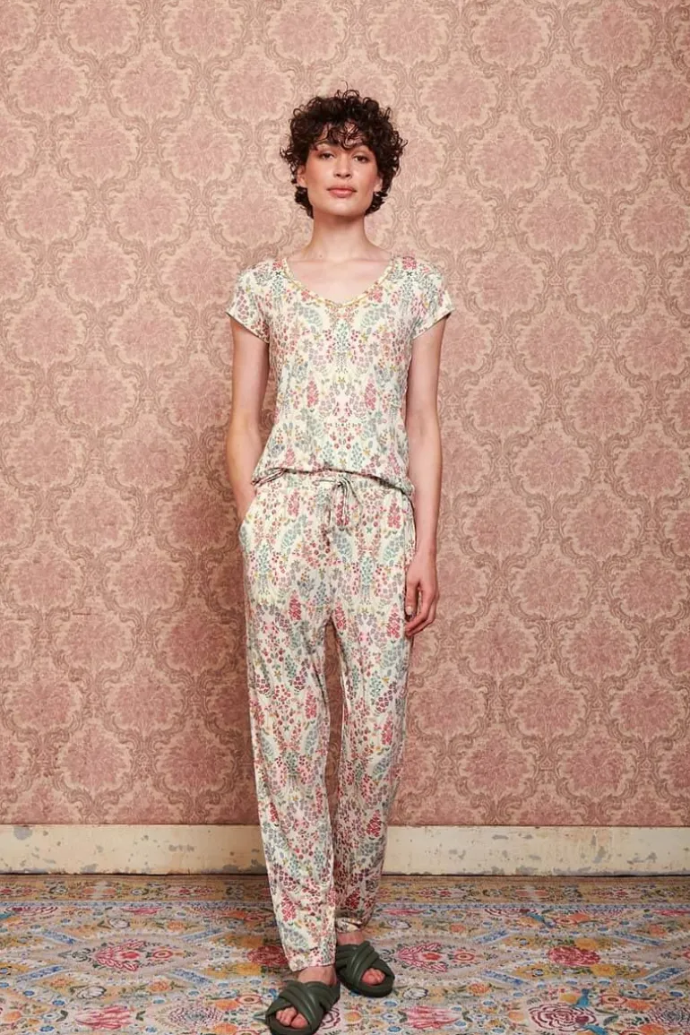 Top Korte Mouw Primavera Wit