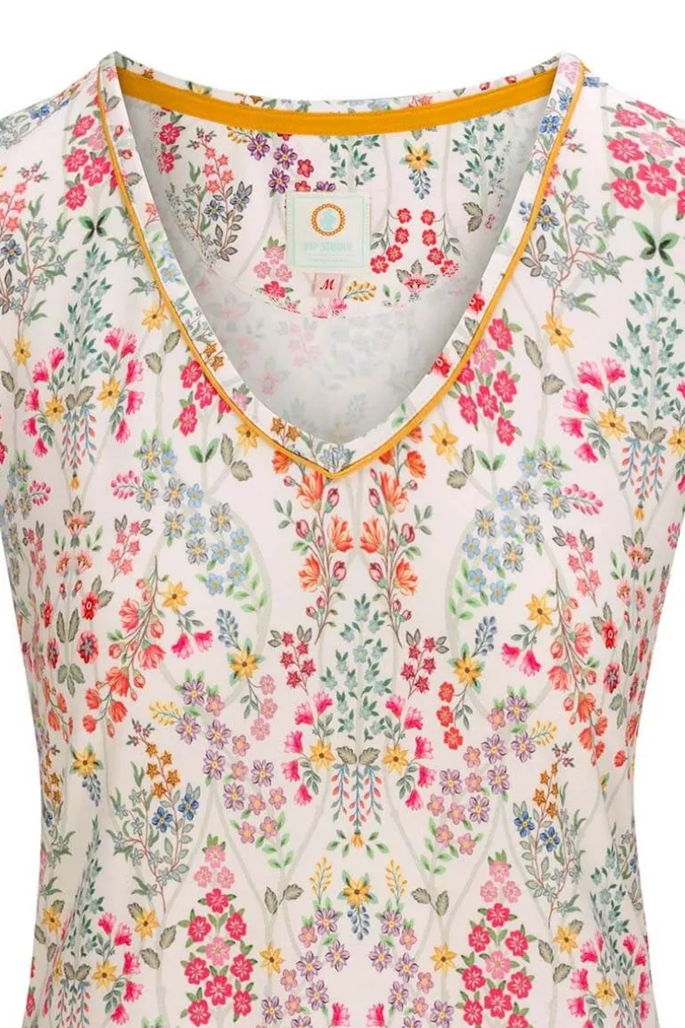 Top Korte Mouw Primavera Wit
