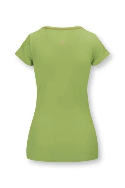 Top Korte Mouw Solid Licht