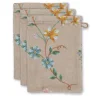 Washandje Set/3 Les Fleurs 16X22 Cm