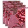 Washandje Set/3 Secret Garden Mauve 16X22Cm